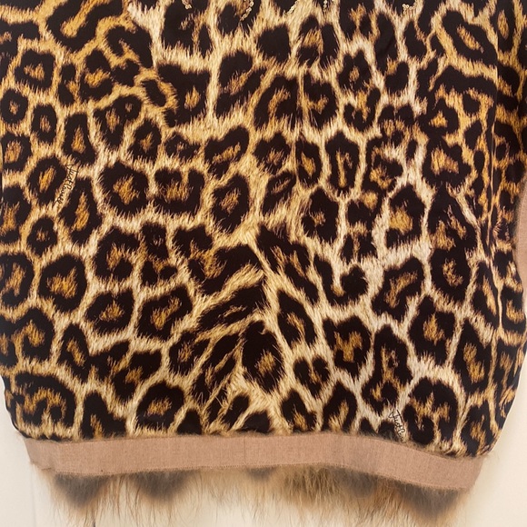 Just Cavalli arctic fox fur reversible vest, size S/M - Picture 14 of 16